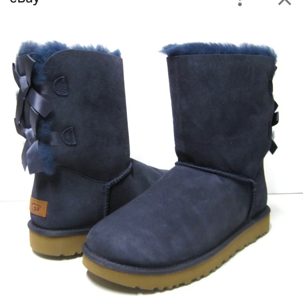 Girls UGG Boots in Navy Blue